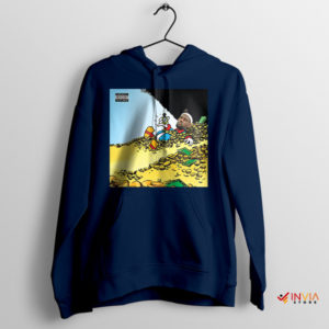Dollar Menu 2 Collaboration Mach Hommy Navy Hoodie