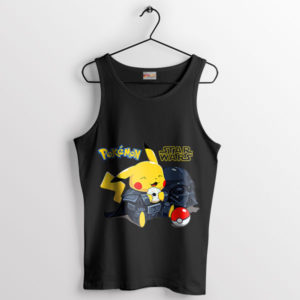 Dual Forces Pikachu with Dark Side Black Tank Top