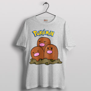 Dugtrio Digging Deep Adventure Sport Grey T-Shirt