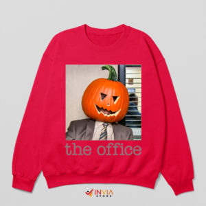 Dwight's Pumpkin Perfection In Office Red Sweatshirt