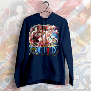 Elegant Sexy Boa Hancock Anime One Piece Navy Hoodie