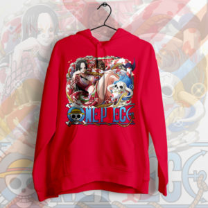 Elegant Sexy Boa Hancock Anime One Piece Red Hoodie