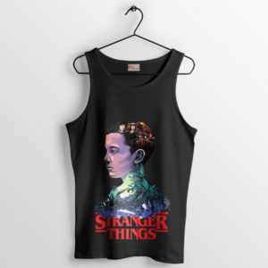 Eleven's Power Play Stranger Things Black Tank Top
