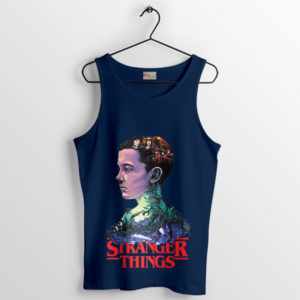 Eleven's Power Play Stranger Things Navy Tank Top