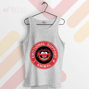 Emotional Support Muppets Animal Sport Grey Tank Top
