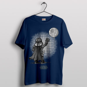 Empire Banksy's Darth Vader Balloon Navy T-Shirt