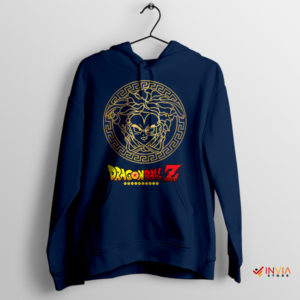 Epic Elegance Vegeta in Fashion Symbol Navy Hoodie