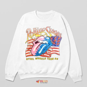 Epic Steel Wheels Tour '89 Vintage White Sweatshirt