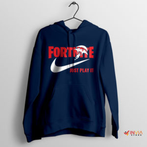 Epic Victory Fortnite Just Play It Navy Hoodie
