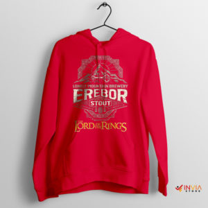 Erebor Lonely Mountain Brewery Ales Red Hoodie