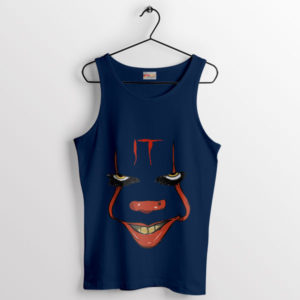 Face the Clown Pennywise IT Movie Navy Tank Top