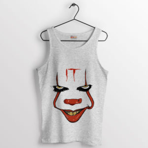 Face the Clown Pennywise IT Movie Sport Grey Tank Top