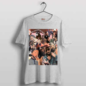 Faiyaz's Journey Next Tour Collage Sport Grey T-Shirt