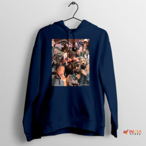 Faiyaz's Voyage Next Tour Collage Navy Hoodie
