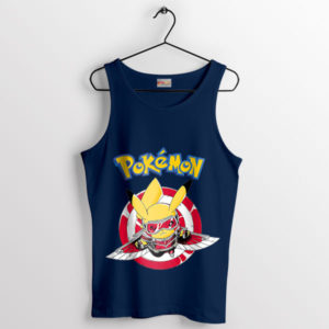 Falcon Soldier Pikachu Avenger Navy Tank Top