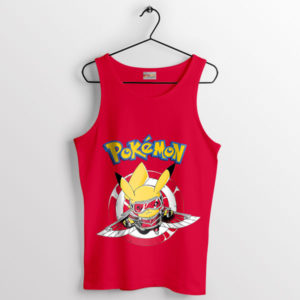 Falcon Soldier Pikachu Avenger Red Tank Top