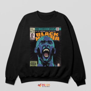 Fandom Kobe Mamba NBA Comics Black Sweatshirt