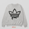 Fashion Cannabis Leaf Three Stripes Sweatshirt