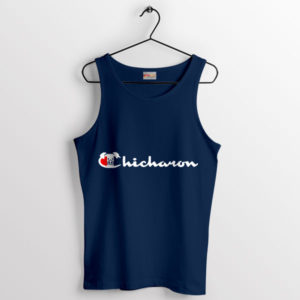 Fashion Chicharrón Dish Champion Navy Tank Top