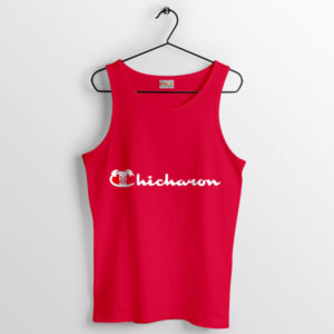 Fashion Chicharrón Dish Champion Red Tank Top