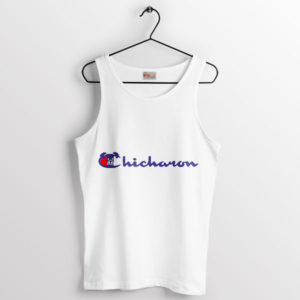 Fashion Chicharrón Dish Champion White Tank Top