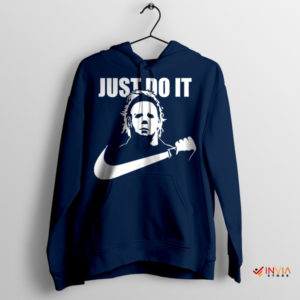 Fearless Expression Michael Myers Navy Hoodie