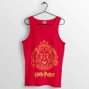 Fearless Fury Gryffindor Symbol Red Tank Top