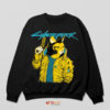 Feline Futurescape Cyberpurr 2077 Sweatshirt