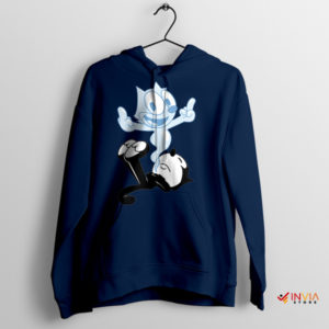 Felix the Cat's Humorous Adventures Navy Hoodie