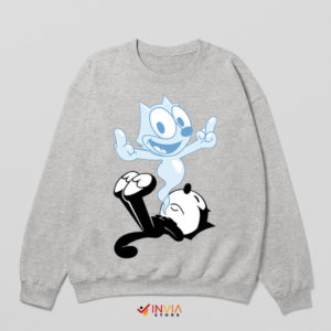 Felix the Cat's World of Funny Sport Grey Sweatshirt
