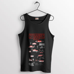 Find Your Way Stranger Things Maps Tank Top