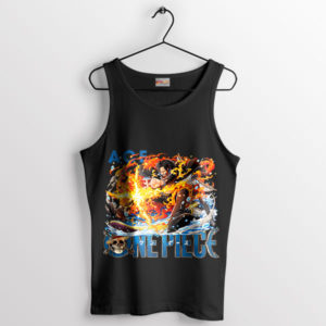 Firestorm Fist Ace's Fire Attack Black Tank Top