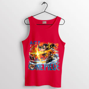 Firestorm Fist Ace's Fire Attack Red Tank Top