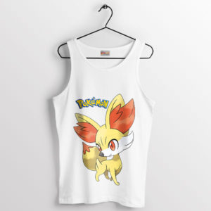 Flame of Fun Fennekin Pokémon White Tank Top