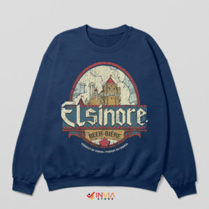 Flavor of Elsinore Beer 1983 Vintage Navy Sweatshirt