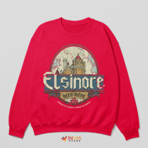 Flavor of Elsinore Beer 1983 Vintage Red Sweatshirt