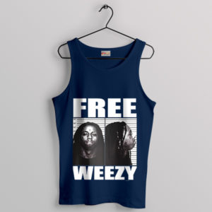 Flow Freedom Free Weezy Album Navy Tank Top