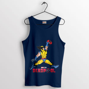 Fly High with Air Mutant Wolverine Navy Tank Top