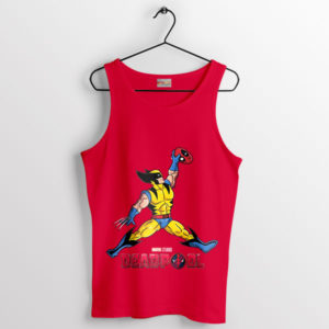 Fly High with Air Mutant Wolverine Red Tank Top