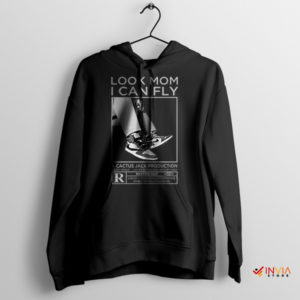Fly Like a Cactus Jack Look Mom Black Hoodie