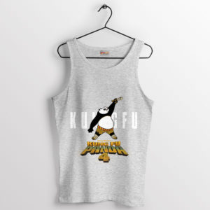 Flying Panda Po's Kung Fu 4 Sport Grey Tank Top