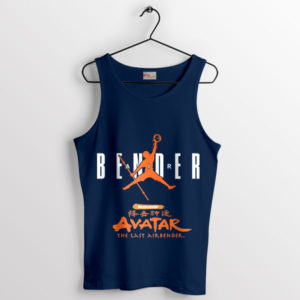 Forward with Avatar Aang Air Jordan Navy Tank Top