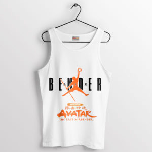Forward with Avatar Aang Air Jordan White Tank Top