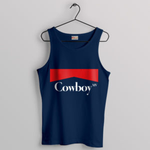 Freedom Smoke Cowboy Classic Navy Tank Top