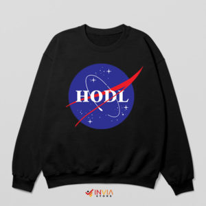 Fuel Your Future HODL NASA Black Sweatshirt