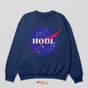 Fuel Your Future HODL NASA Navy Sweatshirt