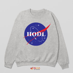 Fuel Your Future HODL NASA Sport Grey Sweatshirt