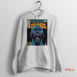 Game On Mamba Vintage NBA Comics Sport Grey Hoodie