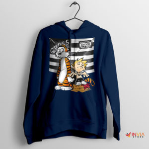 Get Funky Fresh Calvin Hobbes Stankonia Navy Hoodie