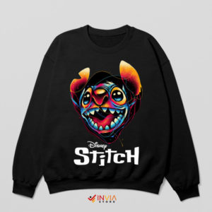 Get Stitch Disney Colorful Friend Black Sweatshirt